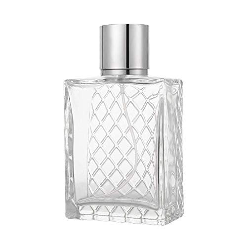 Enslz 100ml 3.4 oz Refillable Spray Perfume Bottle - Large Fine Mist Atomizer, Empty Portable Clear Glass Essential Oil Container for Travel - görsel 12