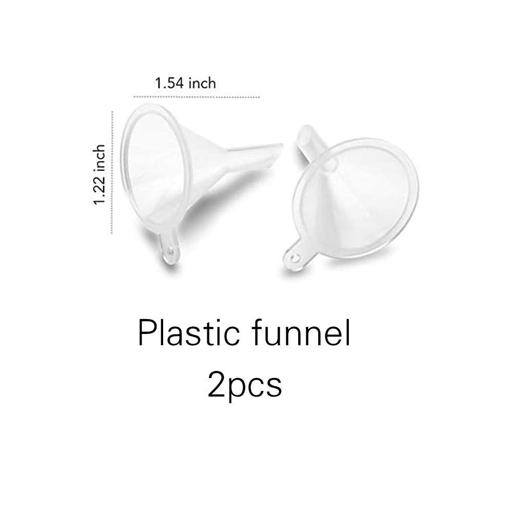 Enslz 100ml 3.4 oz Refillable Spray Perfume Bottle - Large Fine Mist Atomizer, Empty Portable Clear Glass Essential Oil Container for Travel - görsel 5