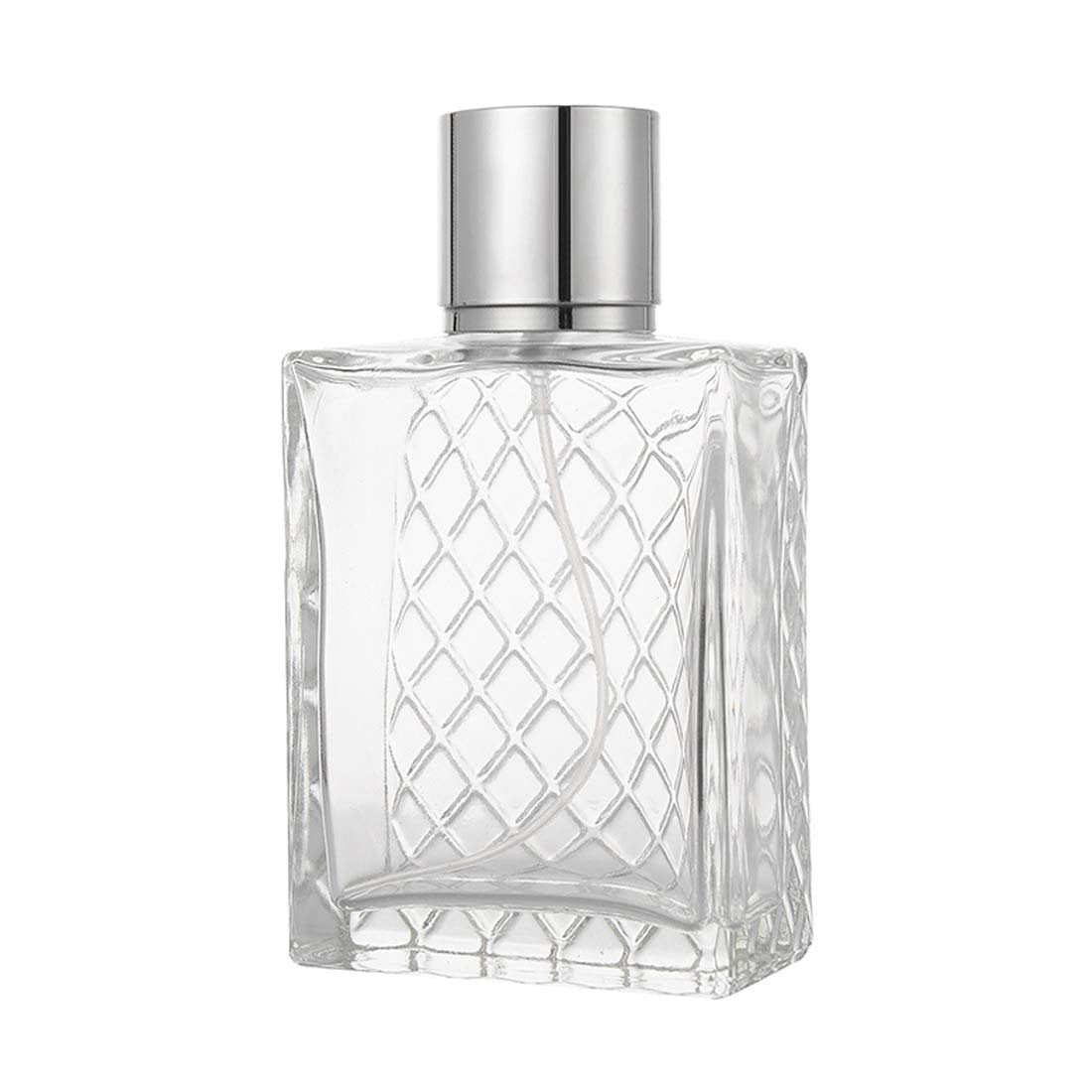 Enslz 100ml 3.4 oz Refillable Spray Perfume Bottle - Large Fine Mist Atomizer, Empty Portable Clear Glass Essential Oil Container for Travel - görsel 11