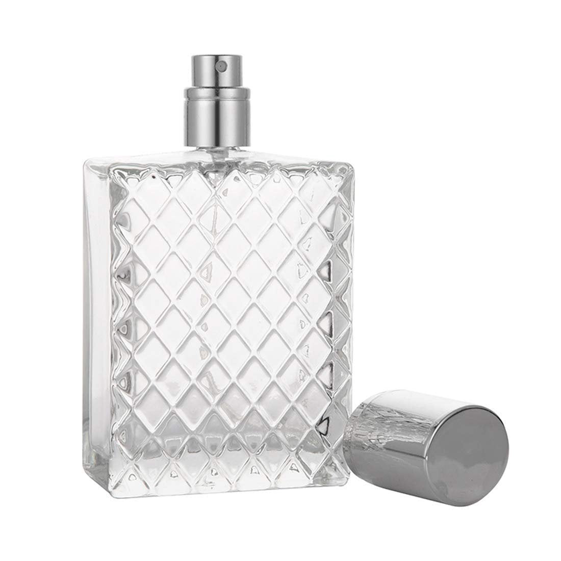 Enslz 100ml 3.4 oz Refillable Spray Perfume Bottle - Large Fine Mist Atomizer, Empty Portable Clear Glass Essential Oil Container for Travel - görsel 9