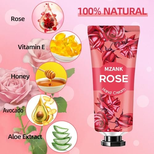 MZANK 14 Pack Hand Cream for Dry Cracked Hands – Travel Size Hand Lotion, Perfect Gifts for Women - görsel 8