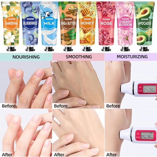 MZANK 14 Pack Hand Cream for Dry Cracked Hands – Travel Size Hand Lotion, Perfect Gifts for Women - görsel 12