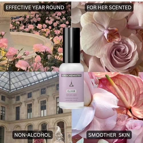 VIROCHEMISTRY Pheromones for Women (Elixir) – Elegant, Ultra Strength Organic Fragrance Body Perfume, 1 Fl Oz - görsel 8