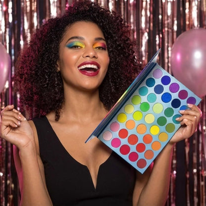 BestLand 39 Color Rainbow Eyeshadow Palette - Professional Matte, Metallic & Shimmer Eye Shadow Set - Ultra Pigmented Bright Vibrant Shades
