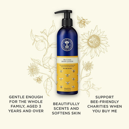 Neal's Yard Remedies Bee Lovely Body Lotion - Nourishing Moisturizer for Dry Skin
