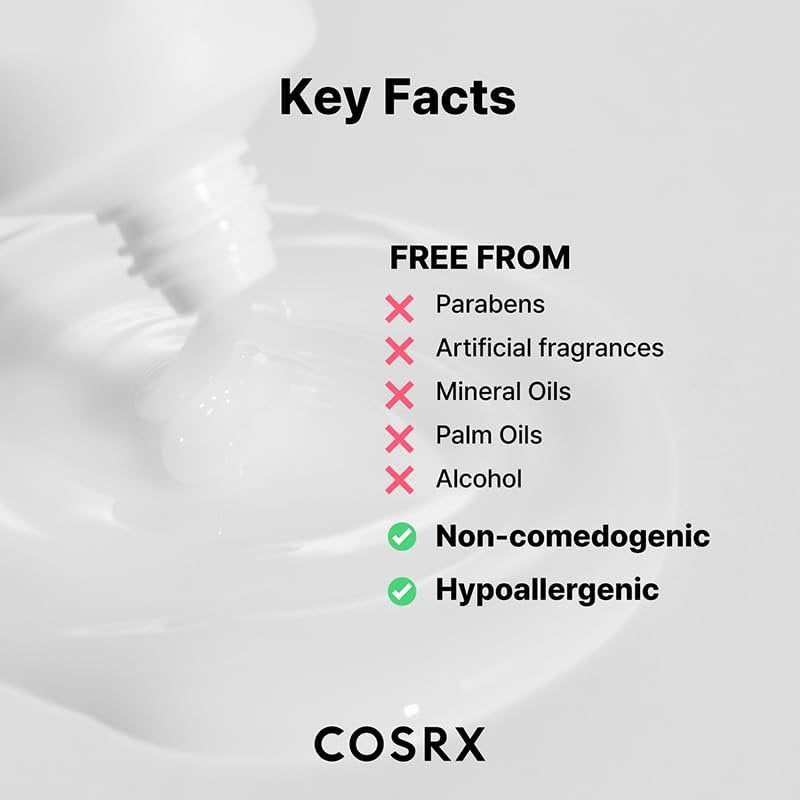 COSRX AC Collection Lightweight Soothing Moisturizer – Aloe Vera 71.2% – 2.7 fl oz (80ml) – Paraben Free, Animal Testing Free Avelisse