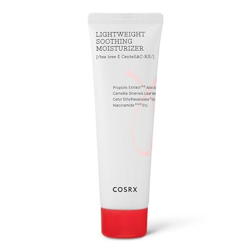 COSRX AC Collection Lightweight Soothing Moisturizer – Aloe Vera 71.2% – 2.7 fl oz (80ml) – Paraben Free, Animal Testing Free Avelisse