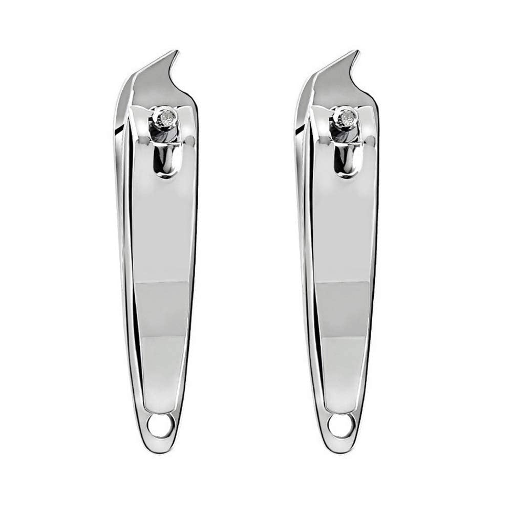 DNHCLL 2 PCS Metal Slanted Edge Nail Cutting Clippers – Precision Pedicure Manicure Tool for Thick Toenails - görsel 1