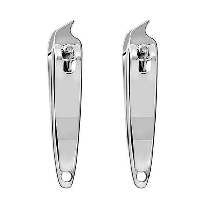 DNHCLL 2 PCS Metal Slanted Edge Nail Cutting Clippers – Precision Pedicure Manicure Tool for Thick Toenails