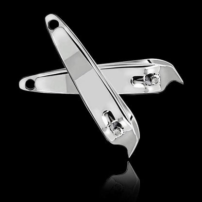DNHCLL 2 PCS Metal Slanted Edge Nail Cutting Clippers – Precision Pedicure Manicure Tool for Thick Toenails
