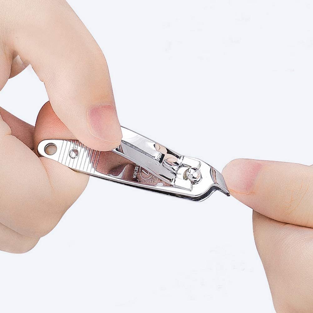 DNHCLL 2 PCS Metal Slanted Edge Nail Cutting Clippers – Precision Pedicure Manicure Tool for Thick Toenails - görsel 6