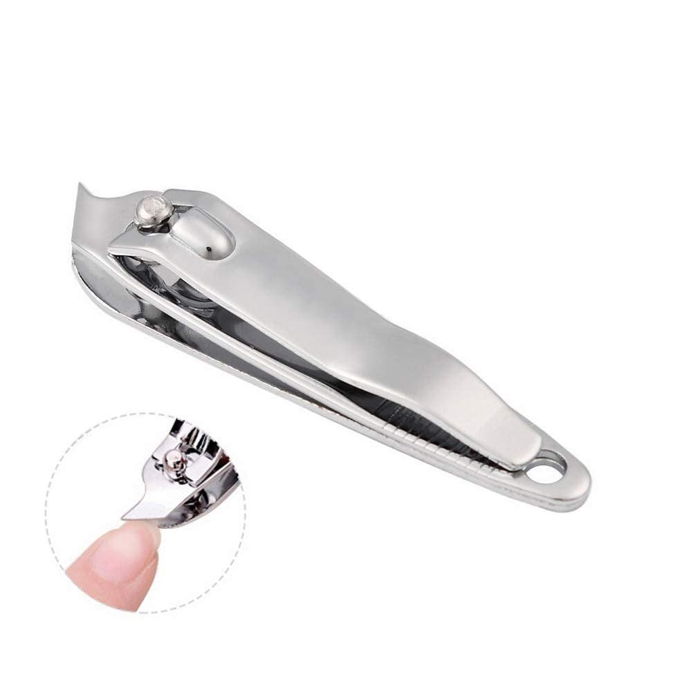 DNHCLL 2 PCS Metal Slanted Edge Nail Cutting Clippers – Precision Pedicure Manicure Tool for Thick Toenails - görsel 3