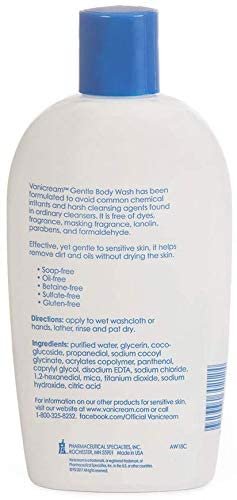 Vanicream Free & Clear Shampoo, Conditioner & Body Wash Set – 12 oz Each, Fragrance-Free & Paraben-Free for Sensitive Skin Avelisse