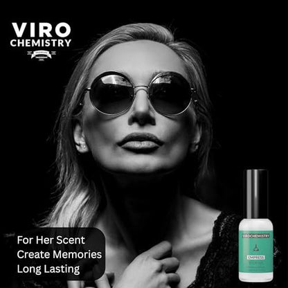 VIROCHEMISTRY Empress Pheromone Perfume for Women - Ultra Strength Organic Fragrance Body Perfume, 1 Fl Oz