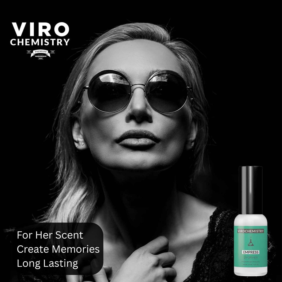 VIROCHEMISTRY Empress Pheromone Perfume for Women - Ultra Strength Organic Fragrance Body Perfume, 1 Fl Oz - görsel 15