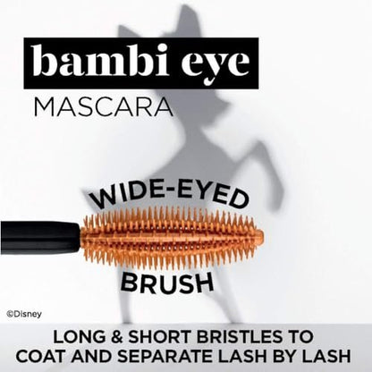 L'Oreal Paris Bambi Eye Mascara - Waterproof Black - Lasting Volume, Length & Lift with Doe-Eye Definition Avelisse