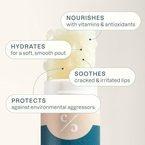 Cliganic Organic Lip Balm Set (6 Flavors) - 100% Natural Hydrating, Moisturizing for Dry Cracked Lips, Stocking Stuffer Gift for Men & Women - görsel 6