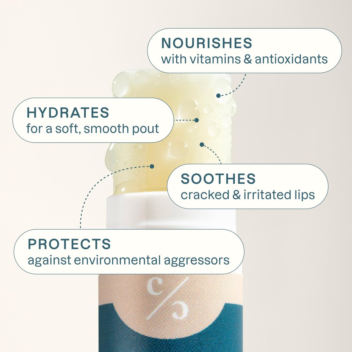 Cliganic Organic Lip Balm Set (6 Flavors) - 100% Natural Hydrating, Moisturizing for Dry Cracked Lips, Stocking Stuffer Gift for Men & Women - görsel 5