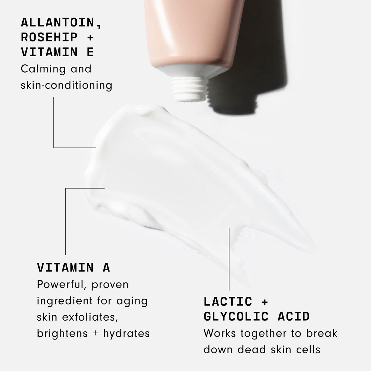 Versed The Shortcut Overnight Facial - Leave-on Gentle Exfoliating Treatment with Lactic and Glycolic Acid for Rejuvenation and Hydration - Vegan 0.5 fl oz - görsel 3