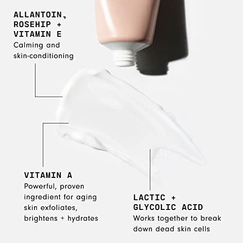 Versed The Shortcut Overnight Facial - Leave-on Gentle Exfoliating Treatment with Lactic and Glycolic Acid for Rejuvenation and Hydration - Vegan 0.5 fl oz - görsel 4