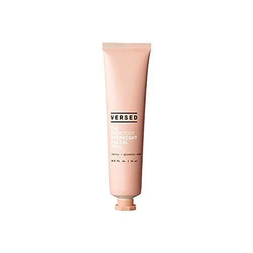 Versed The Shortcut Overnight Facial - Leave-on Gentle Exfoliating Treatment with Lactic and Glycolic Acid for Rejuvenation and Hydration - Vegan 0.5 fl oz - görsel 2