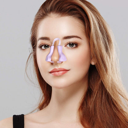 Frienda 4-Piece Nose Shaper Slimmer Lifting Clips Set - Silicone Bridge Shaper Beauty Tool for Women