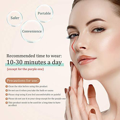 Frienda 4-Piece Nose Shaper Slimmer Lifting Clips Set - Silicone Bridge Shaper Beauty Tool for Women