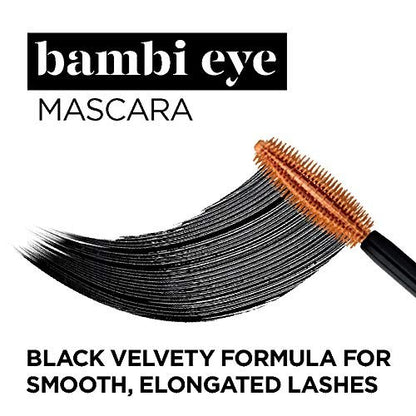 L'Oreal Paris Bambi Eye Mascara - Waterproof Blackest Black - Lasting Volume, Length & Lift Avelisse
