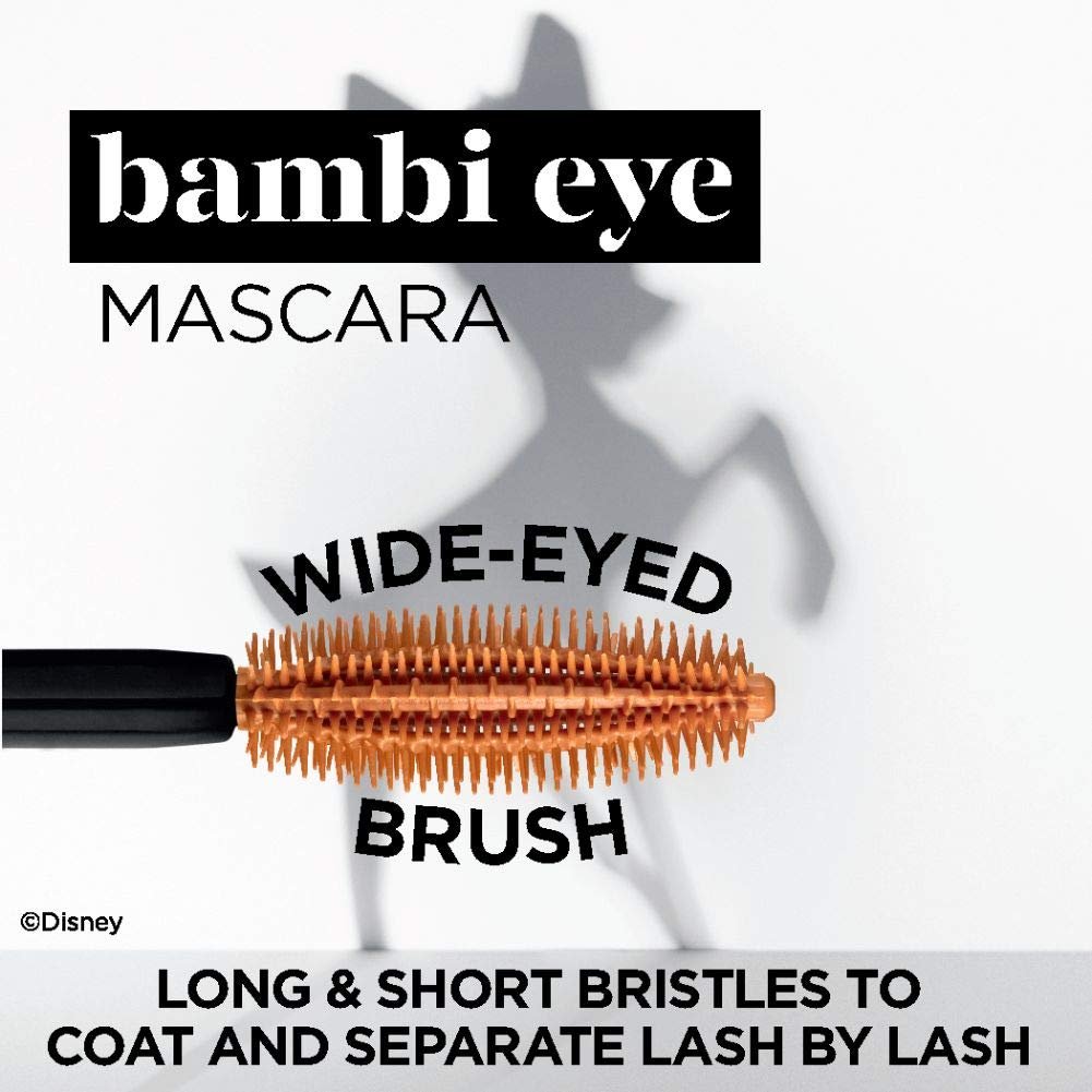 L'Oreal Paris Bambi Eye Mascara - Waterproof Blackest Black - Lasting Volume, Length & Lift Avelisse