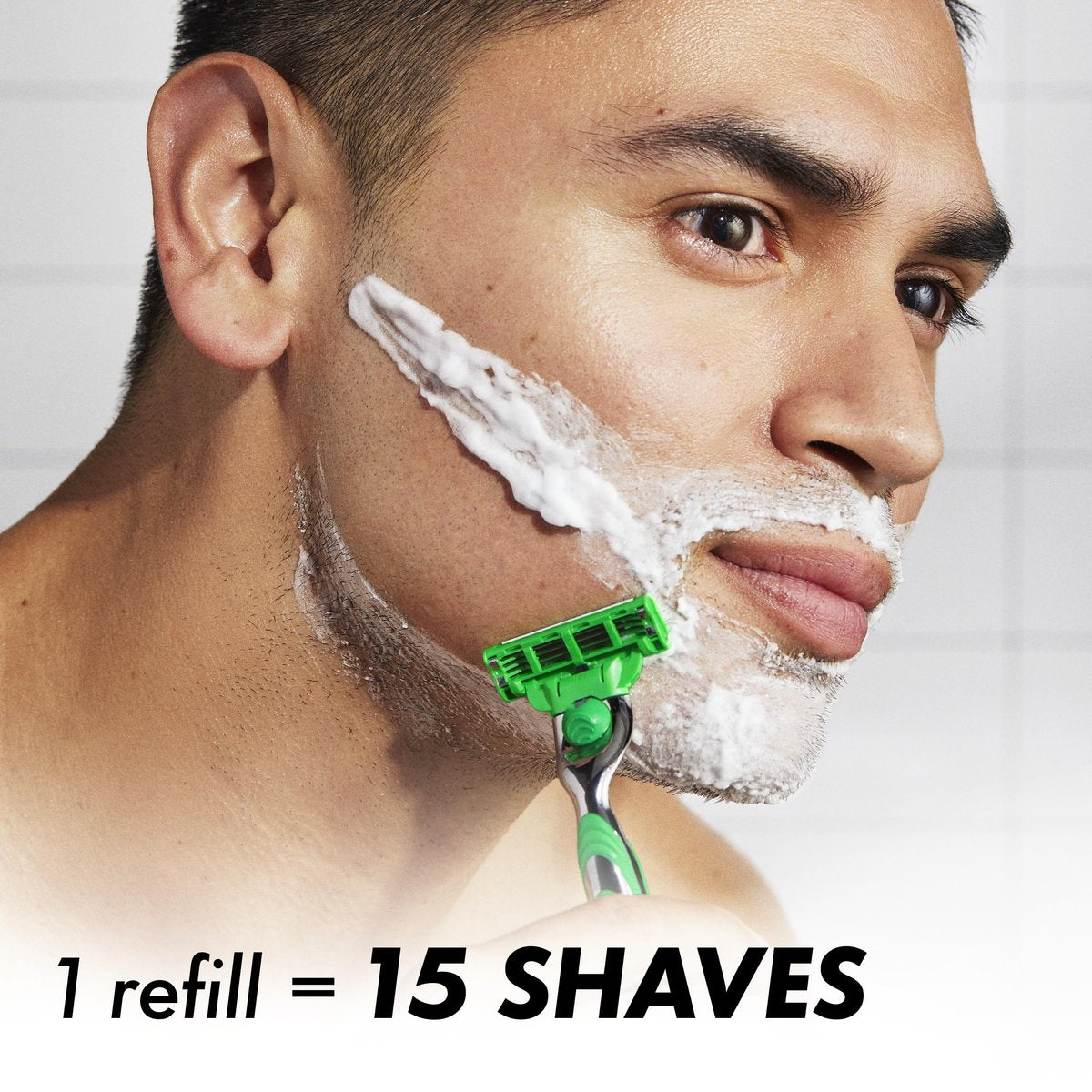 Gillette Mach3 Sensitive Shaving Razor for Men – 1 Handle + 5 Blade Refills for Sensitive Skin Avelisse