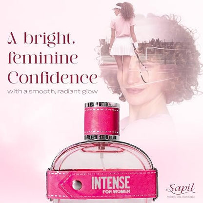 Sapil Intense Eau de Parfum for Women – Captivating Floral Fragrance with Tuberose, Jasmine Sambac & Sandalwood – Long-Lasting Perfume for All-Day Freshness – Elegant Scent for Every Occasion