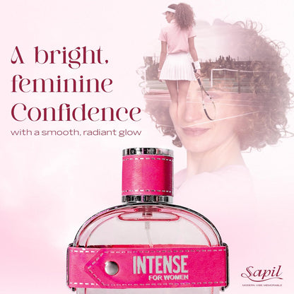 Sapil Intense Eau de Parfum for Women – Captivating Floral Fragrance with Tuberose, Jasmine Sambac & Sandalwood – Long-Lasting Perfume for All-Day Freshness – Elegant Scent for Every Occasion