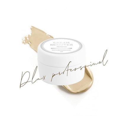 DLUX PROFESSIONAL Eyelash Extensions Cream Glue Remover – 15ml, Oatmeal Color, Fast Dissolving Professional Lash Adhesive Remover Avelisse