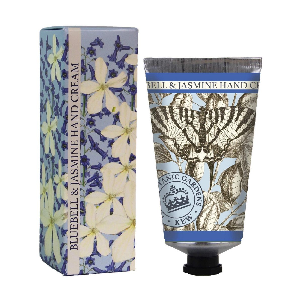 Royal Botanic Gardens Kew Hand Cream & Shea Butter Set - Bluebell & Jasmine (2 x 75ml) Avelisse