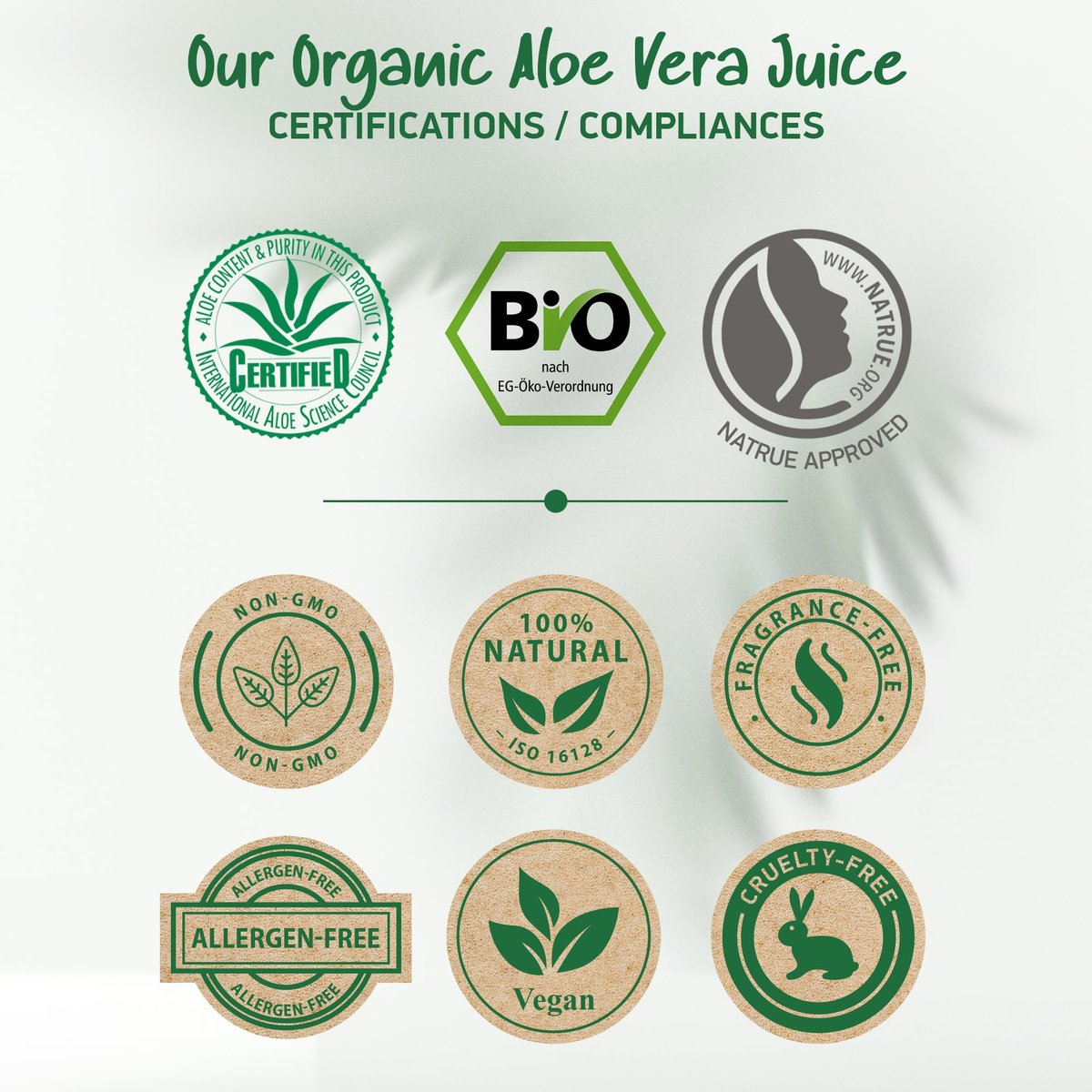 Soena Aloe Vera Gel Organic – Pure Aloe Leaf Juice, Vegan, Unscented, Certified Organic, Made in Germany – Moisturizer for Face, Skin, Hair & Sunburn Relief (8.45 Fl Oz) Avelisse