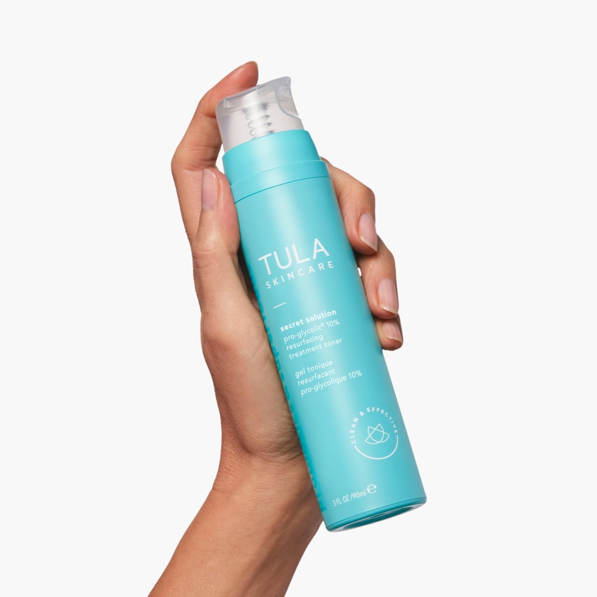 TULA Skin Care Secret Solution Pro-Glycolic 10% pH Resurfacing Toner - Gently Exfoliating Face Toner with Prebiotics and Glycolic Acid, 2.7 oz Avelisse