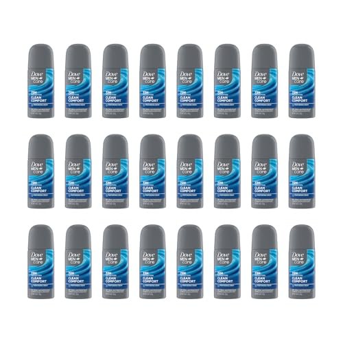 Dove Men+Care Antiperspirant Deodorant Dry Spray Clean Comfort, 72-Hour Sweat and Odor Protection, Triple Defense Technology, 1 oz (Pack of 24) Avelisse