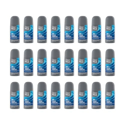 Dove Men+Care Antiperspirant Deodorant Dry Spray Clean Comfort, 72-Hour Sweat and Odor Protection, Triple Defense Technology, 1 oz (Pack of 24) Avelisse