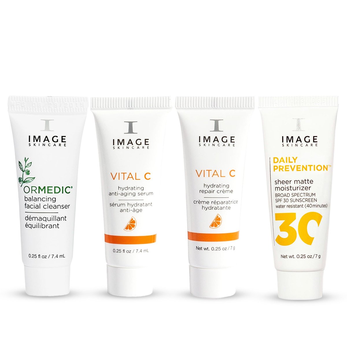 IMAGE Skincare Five Star Favorites Introductory Skincare 4-Step Regimen Set - Travel Size for Brighter, Healthier Looking Skin Avelisse