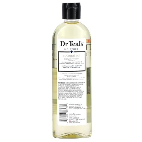 Moisturizing Nourishing Bath & Body Essential Oil - Coconut Oil, 8.8 fl oz (Pack of 2) Avelisse