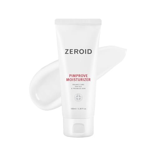 ZEROID Pimprove Moisturizer Cream – Hyaluronic Acid Face Moisturizer for Women and Men, Korean Skin Care, 3.38 fl oz Avelisse
