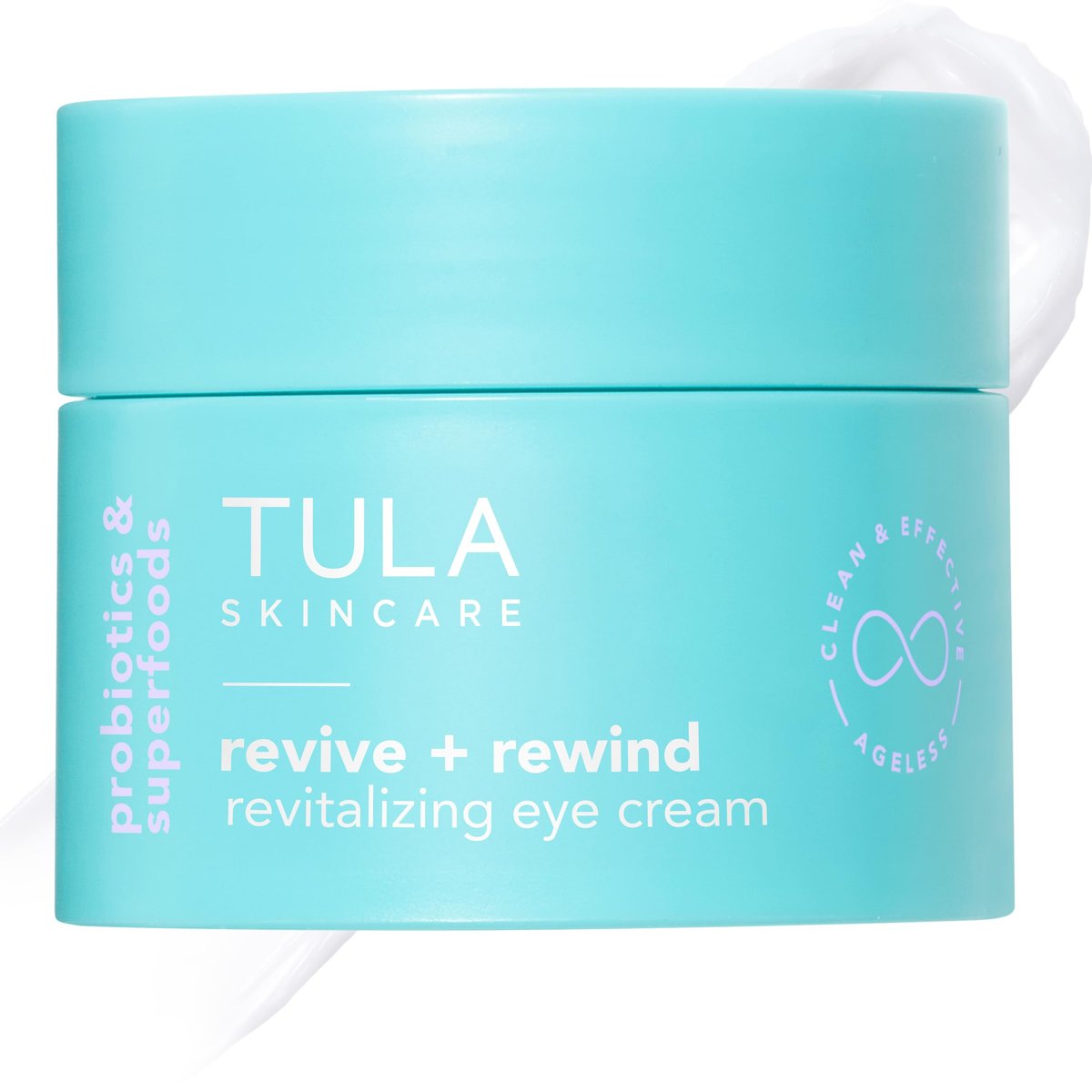 TULA Skin Care Revive & Rewind Revitalizing Eye Cream – Smooth Fine Lines, Dark Circles & Puffiness (0.5 oz) Avelisse