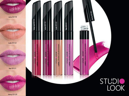 Cyzone Studio Look Intense Color Liquid Lipstick - Long-Lasting High Fixing Wine Shade (0.20 oz)