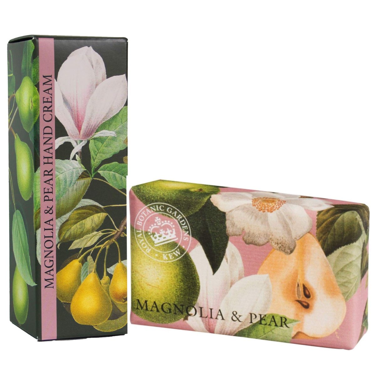 Royal Botanic Gardens Kew Hand Cream & Shea Butter Set - Magnolia & Pear - görsel 1