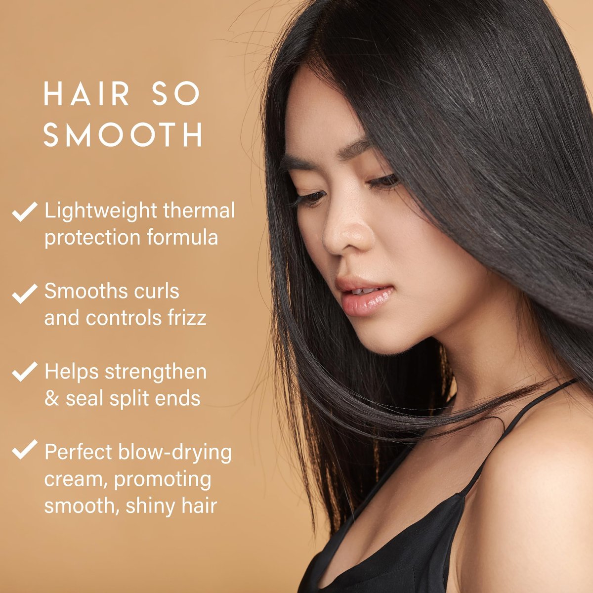 ALURAM Coconut Water Smoothing Cream – Frizz-Free Shine for All Hair Types, 6 Fl Oz Avelisse