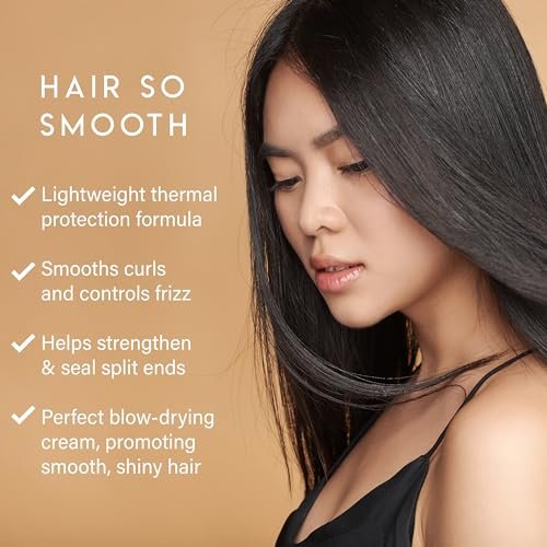 ALURAM Coconut Water Smoothing Cream – Frizz-Free Shine for All Hair Types, 6 Fl Oz Avelisse