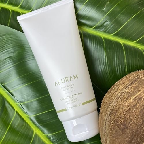 ALURAM Coconut Water Smoothing Cream – Frizz-Free Shine for All Hair Types, 6 Fl Oz Avelisse