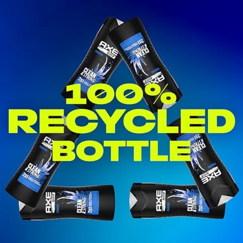 AXE Phoenix Men's 2-in-1 Shampoo & Conditioner 2-Pack, Crushed Mint & Rosemary Scent, 16 Fl Oz Each Avelisse