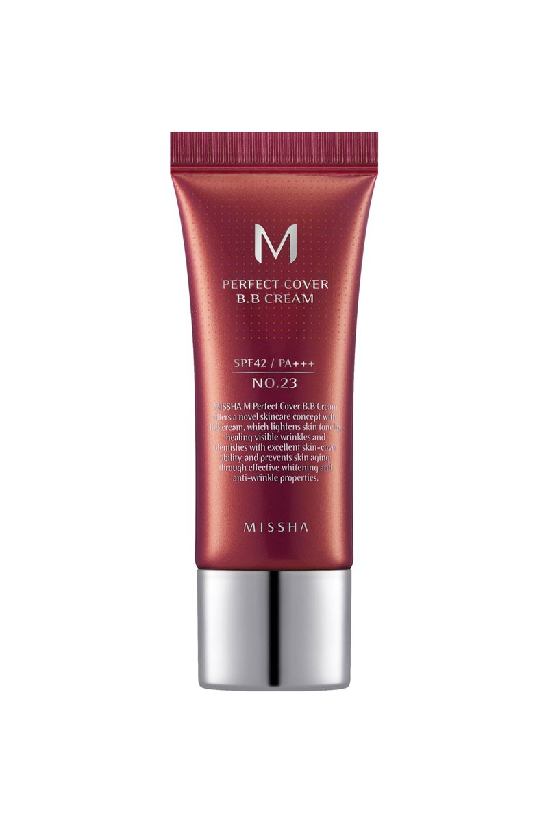 Missha M Perfect Cover BB Cream SPF42 PA++ - No.23 Natural Beige - 20ml - görsel 1