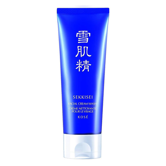 SEKKISEI Hydrating & Creamy Face Cleanser – Gentle Foaming Facial Wash for All Skin Types, 4.5 oz Avelisse